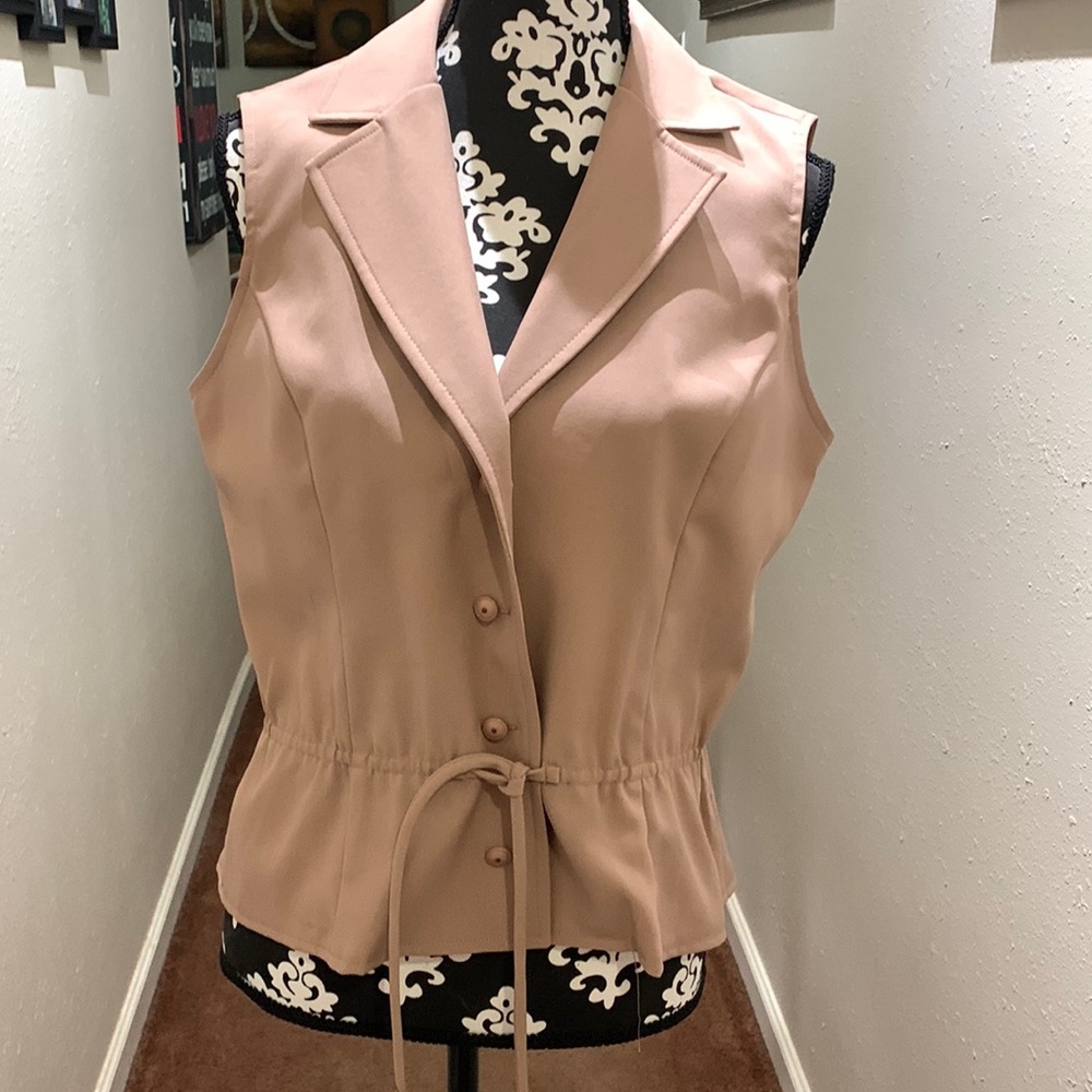 COPY - Vintage Lorch Vest, Warm Taupe in color